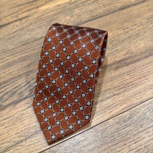 JoS. A. Bank Brown Tie 100% Silk
